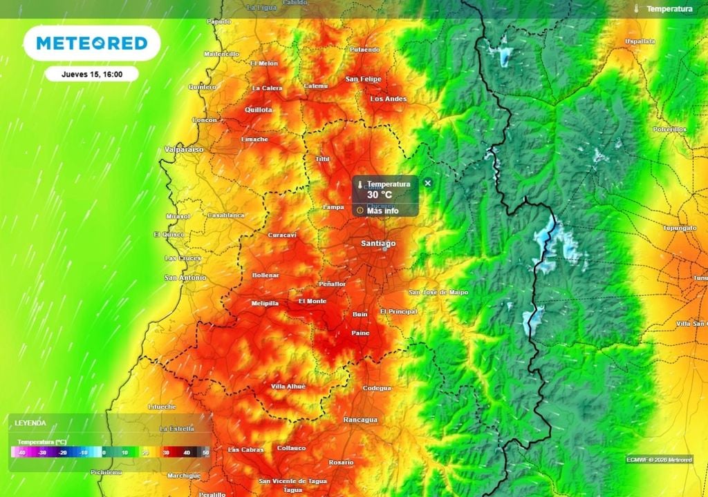 Mapa de temperatura Mapa de temperatura