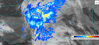Un episodio mediterráneo atípico para la temporada en Francia