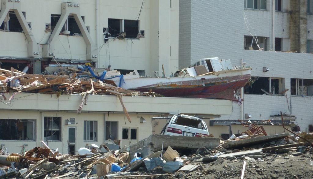 El sismo de magnitud 9,0 tuvo epicentro frente a la costa de la región de Tohoku.