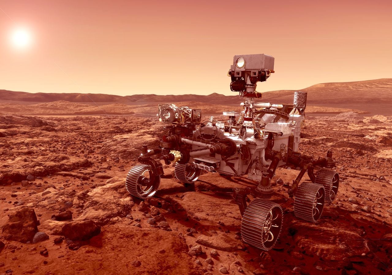 El Rover Opportunity de la NASA superó todas las expectativas: estaba diseñado para durar 90 días, ¡pero funcionó durante casi 15 años en Marte! En total recorrió más de 45 km… todo un maratonista marciano.