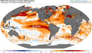 Un fen&oacute;meno de El Ni&ntilde;o "sin precedentes" y sus implicaciones para el pron&oacute;stico del tiempo