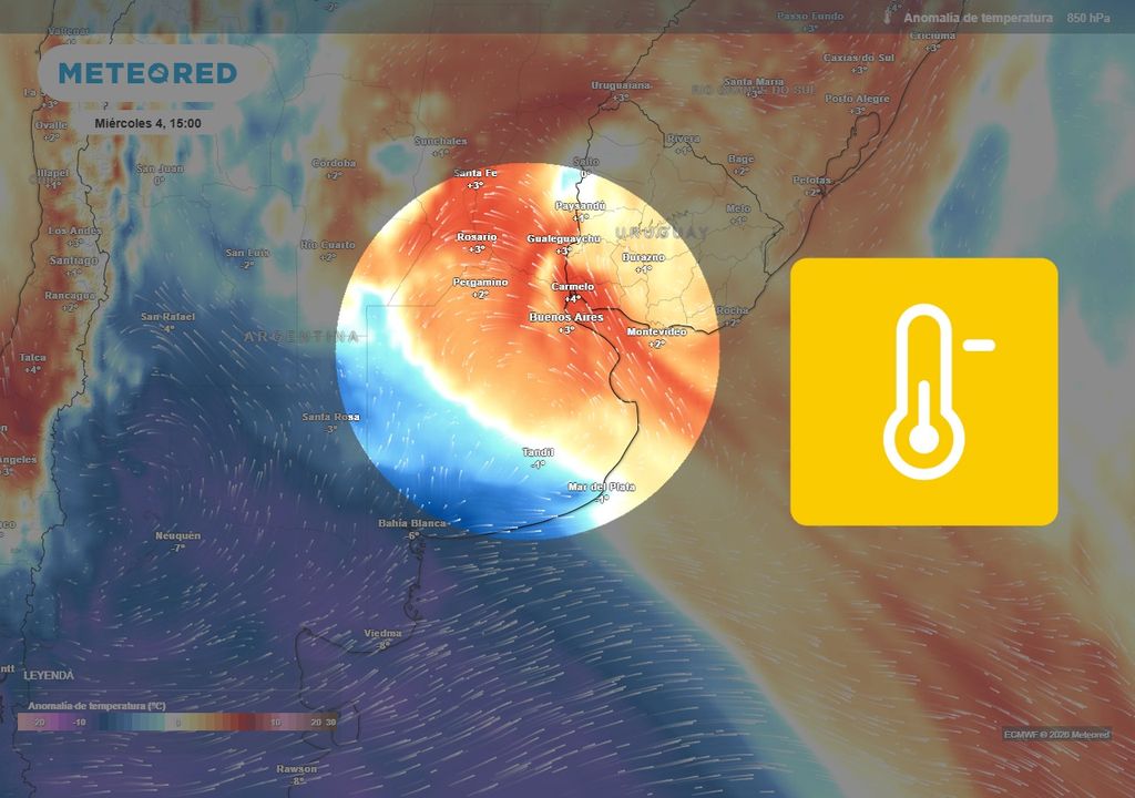Llega un cambio muy importante de temperaturas en la región central de Argentina.