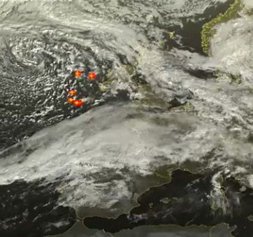 Un Frente Que Deja Más De 100 Mm En Zonas De Pontevedra