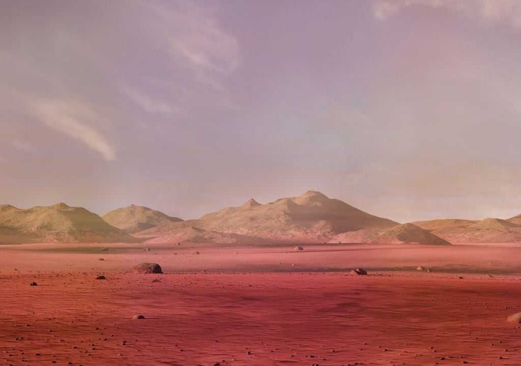 Marte volcán Noctis