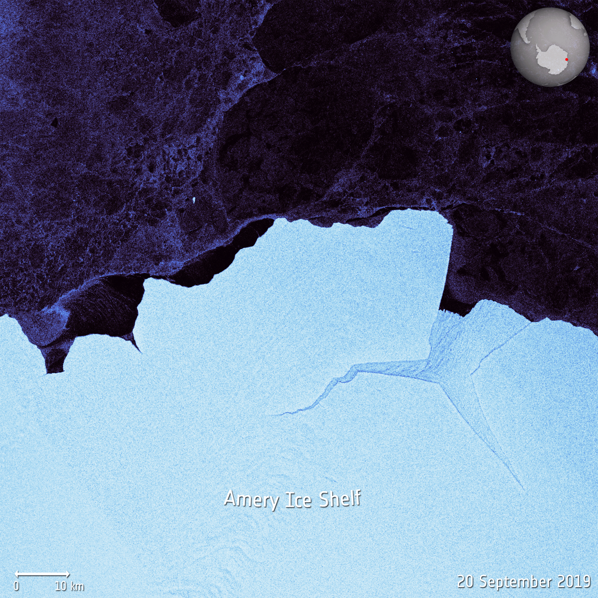 Nace un gran iceberg del tamaño del Gran Londres