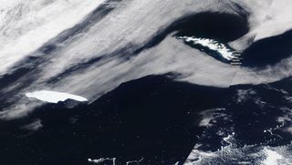 Un iceberg gigante en curso de colisión con la isla Georgia del Sur