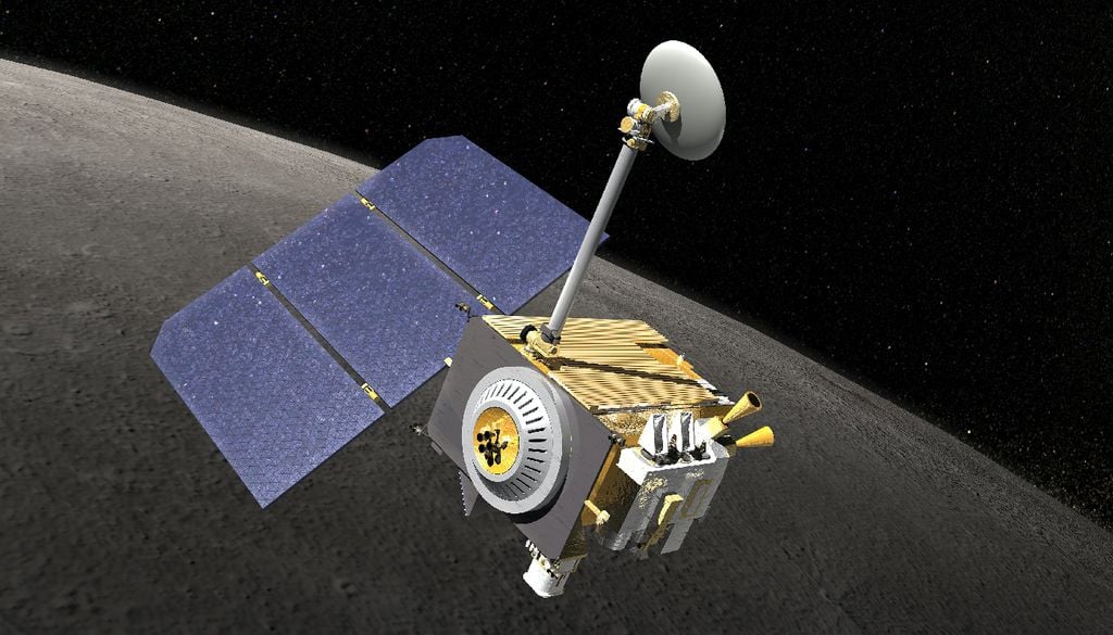 LRO Rappresentazione artistica del Lunar Reconnaissance Orbiter della NASA. Credit: NASA