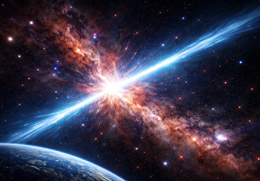 Neonati con i baffi: il lampo gamma che rivela un universo gi&agrave; "adulto" a 800 milioni di anni dal Big Bang