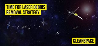 Un láser grande contra la basura espacial pequeña