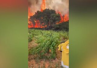 ¡Un megaincendio provoca el caos en el departamento de Aude, Francia! Ya han ardido más de 15.000 hectáreas