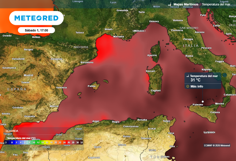 Un meteor&oacute;logo alem&aacute;n sobre el riesgo de medicanes en el Mediterr&aacute;neo: "Este oto&ntilde;o hay potencial para su formaci&oacute;n"