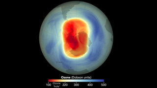 Un modesto agujero de ozono en 2023
