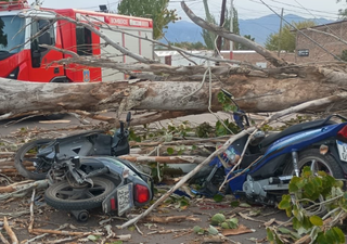 Un muerto, heridos y destrozos por un tornado en Buenos Aires y por Zonda en Mendoza y San Juan