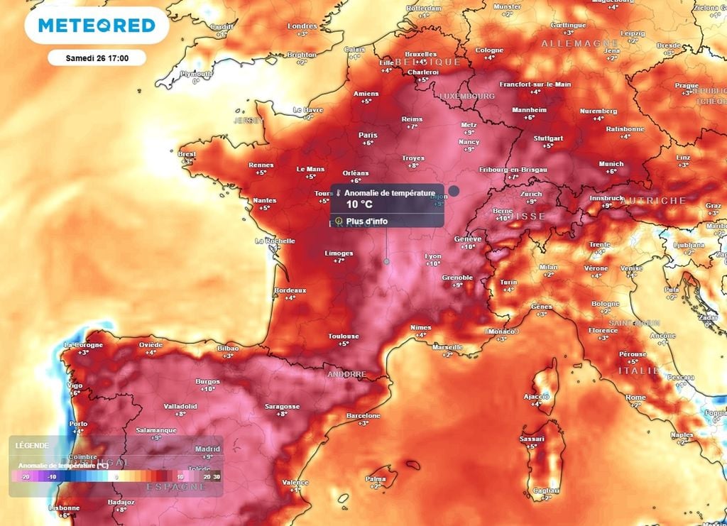 Ce week-end, les conditions estivales se maintiendront avec des températures situées jusqu'à 10°C au-dessus des normales. Ce week-end, les conditions estivales se maintiendront avec des températures situées jusqu'à 10°C au-dessus des normales.