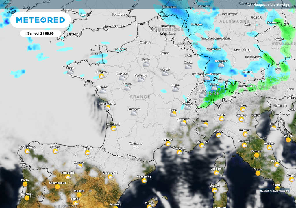Encore beaucoup de grisailles tenaces pour ce week-end malgré le retour d'éclaircies par le sud.