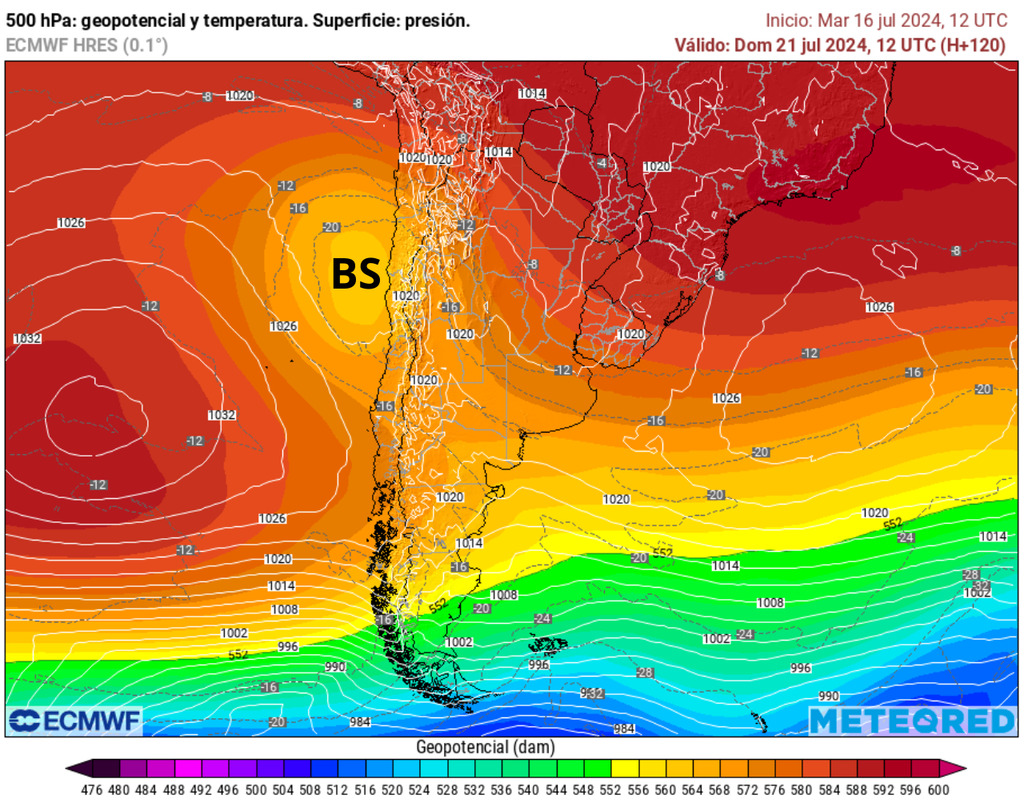 mapa de 500 hPa y presión en superficie. mapa de 500 hPa y presión en superficie.