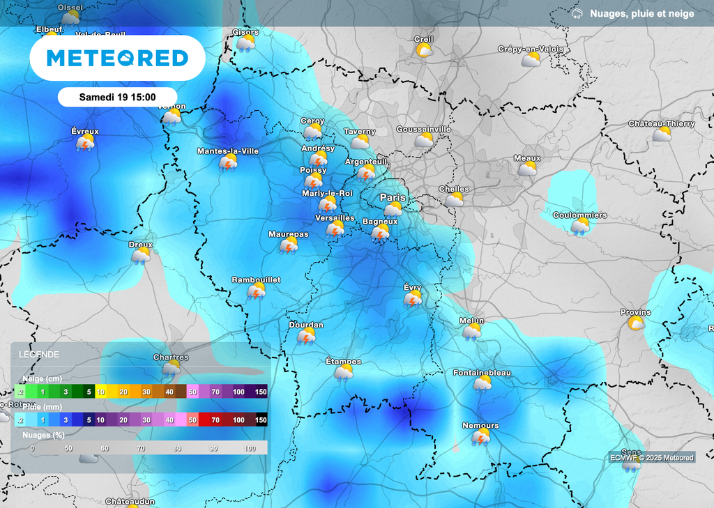 Des orages attendus samedi après-midi.