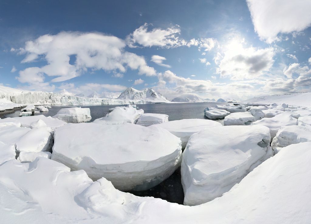Arctique pôle Nord glace