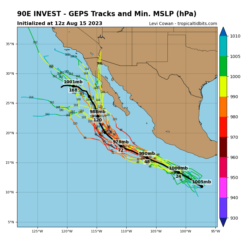 ¿Un raro huracán o tormenta tropical en California?