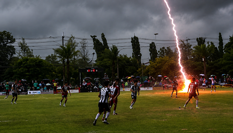 Un rayo cae en pleno partido de f&uacute;tbol en Tailandia: por qu&eacute; es tan peligroso estar a la intemperie durante una tormenta