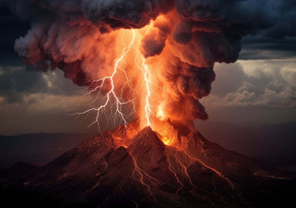 Origen de la vida volcanes rayos
