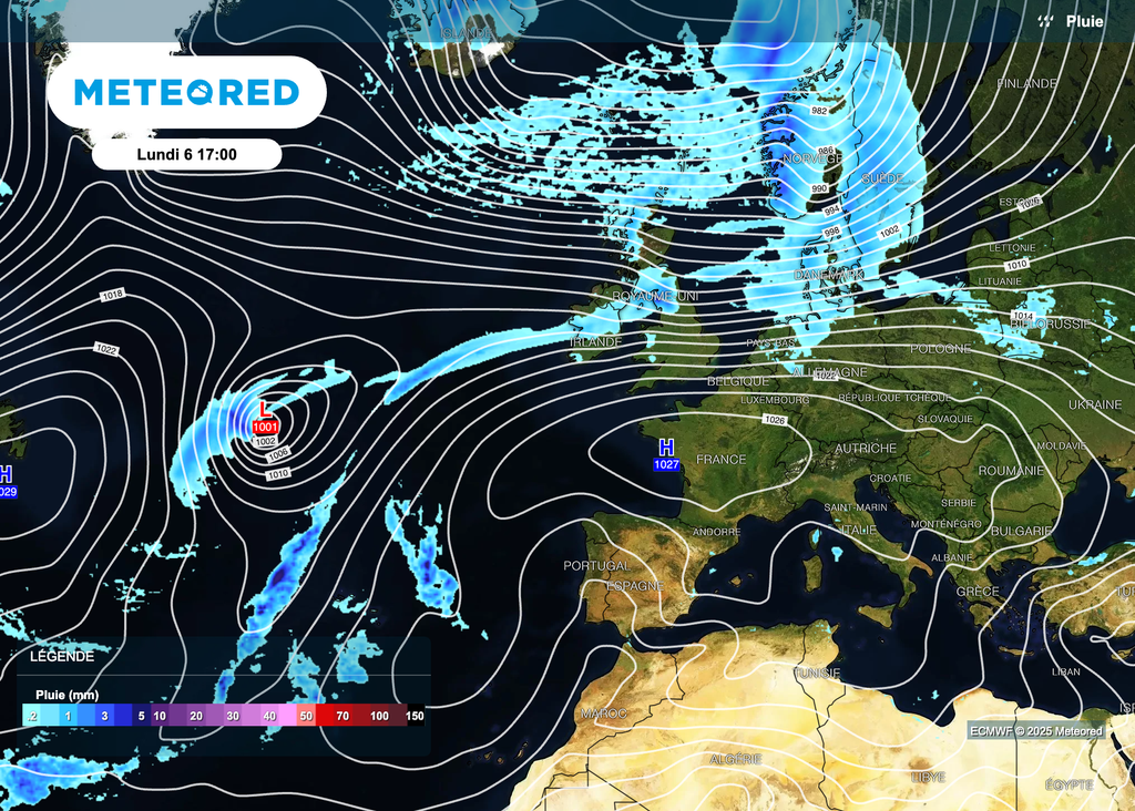 NAO positive la semaine prochaine.