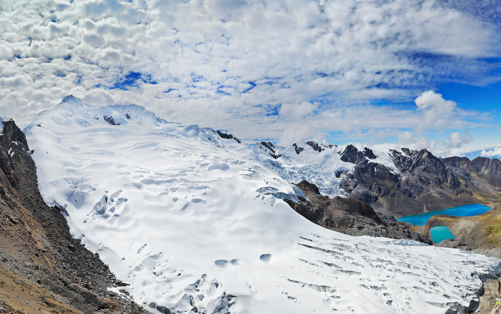Los glaciares son suceptibles tanto a las precipitaciones cálidas como frías y su masa puede cambiar rápidamente.