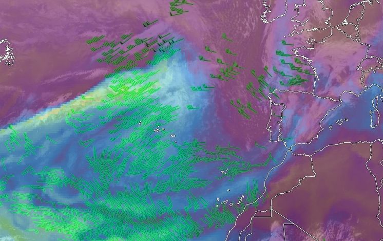 Un “río Atmosférico” Cargado De Humedad Va Directo A Las Costas Gallegas Un “río Atmosférico” Cargado De Humedad Va Directo A Las Costas Gallegas