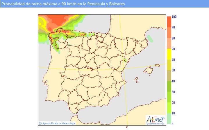 Un “río Atmosférico” Cargado De Humedad Va Directo A Las Costas Gallegas Un “río Atmosférico” Cargado De Humedad Va Directo A Las Costas Gallegas