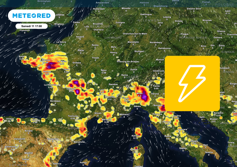 Un risque d'orages se dessine en France. Voici les pr&eacute;visions m&eacute;t&eacute;o