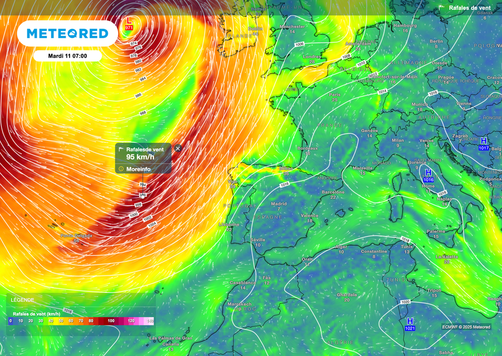 Des vents parfois tempétueux qui devraient, pour le moment, rester au large. Des vents parfois tempétueux qui devraient, pour le moment, rester au large.