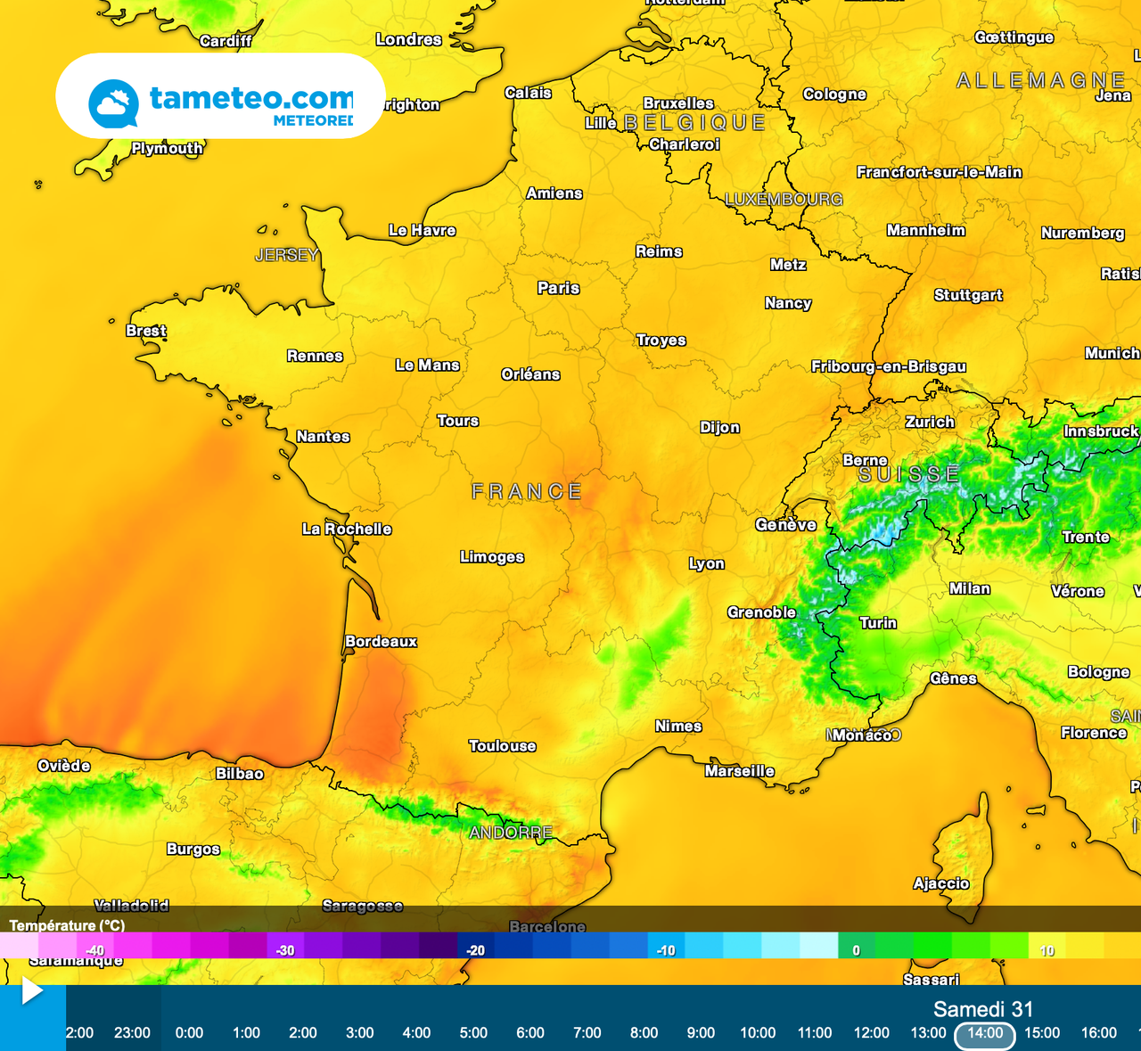 Vers un risque de tempête à l'approche du Nouvel An