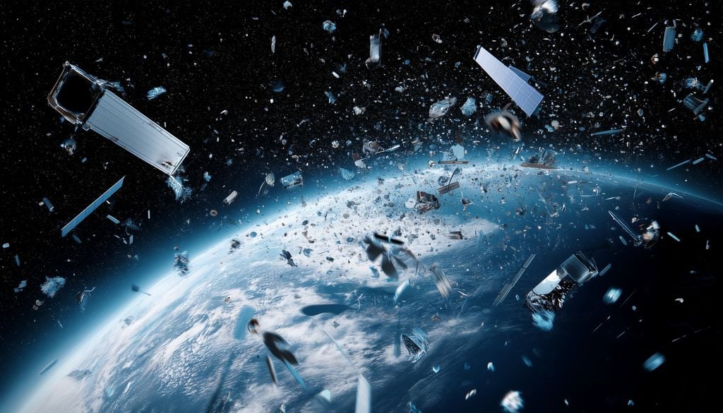 basura espacial Se considera que es el primer encuentro conocido en órbita baja entre dos satélites activos sin el consentimiento de uno de los operadores