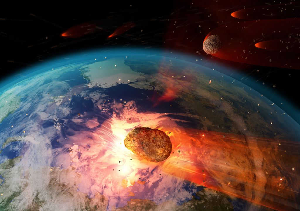 Dinosaurios Meteorito Asteroide Nadir