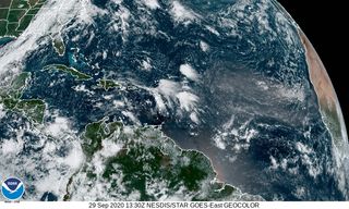 Un seno tropical de bajas presiones se va a formar en el Caribe