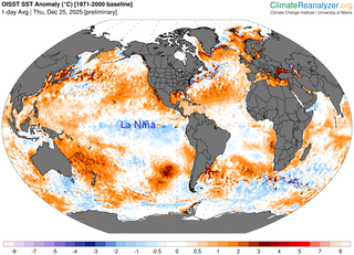 Un sutil regreso de La Ni&ntilde;a, seg&uacute;n la NASA