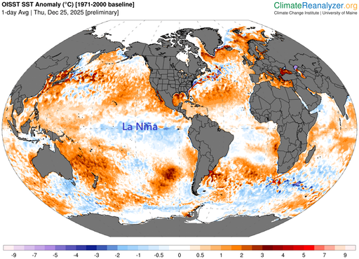 Un sutil regreso de La Ni&ntilde;a, seg&uacute;n la NASA