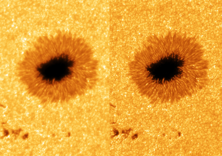 Un telescopio capta detalles del Sol como si se vieran a 100 kilómetros
