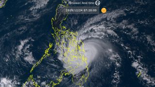 Un tifón por Navidad: Phanfone (Ursula)