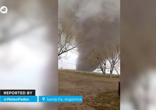 Un tornado reportado deja graves da&ntilde;os en el sur de Brasil durante un cicl&oacute;n bomba