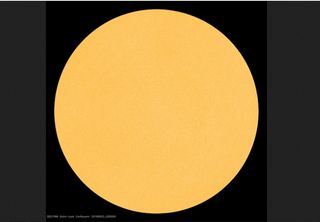 Un verano sin manchas solares