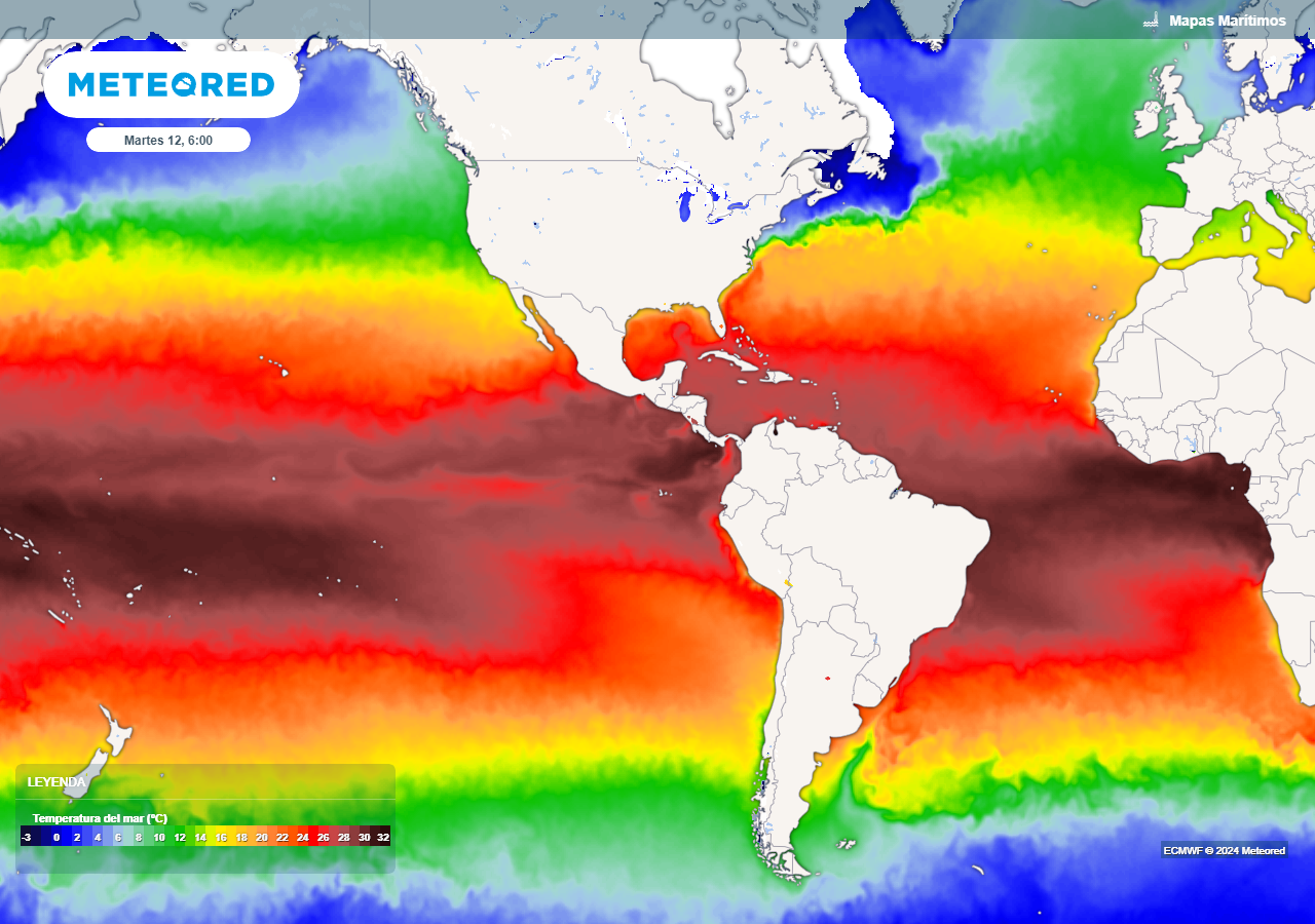 Poco a poco, el Pacífico ecuatorial se va enfriando, dando paso al regreso de La Niña.