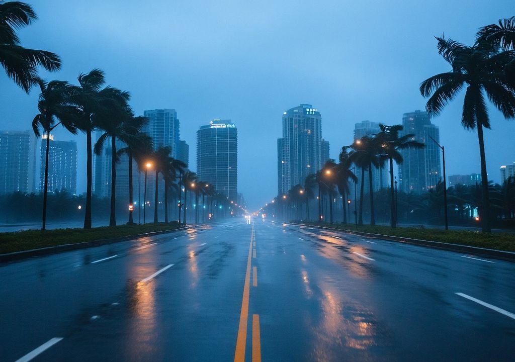 miami Miami ofrece un desafío diferente al de Kansas City: menos tornados, pero mayor riesgo de tormentas tropicales y aguaceros intensos.