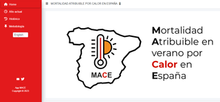 Una aplicación monitoriza la mortalidad atribuida al calor en España
