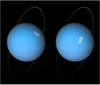 Una aurora en Urano