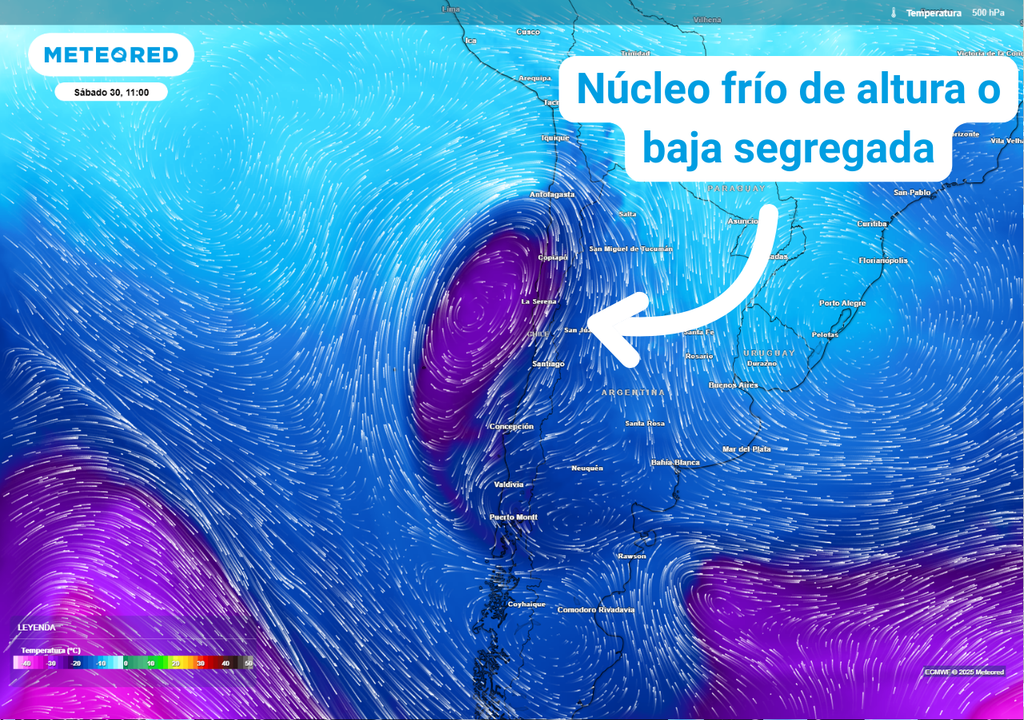 baja segregada o núcleo frío de altura
