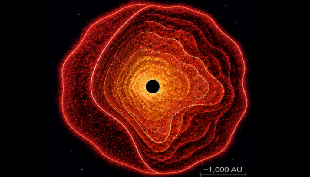 black hole star Rappresentazione artistica di una "black hole star". Credit: Rohan Naidu (University of Hawai'i)