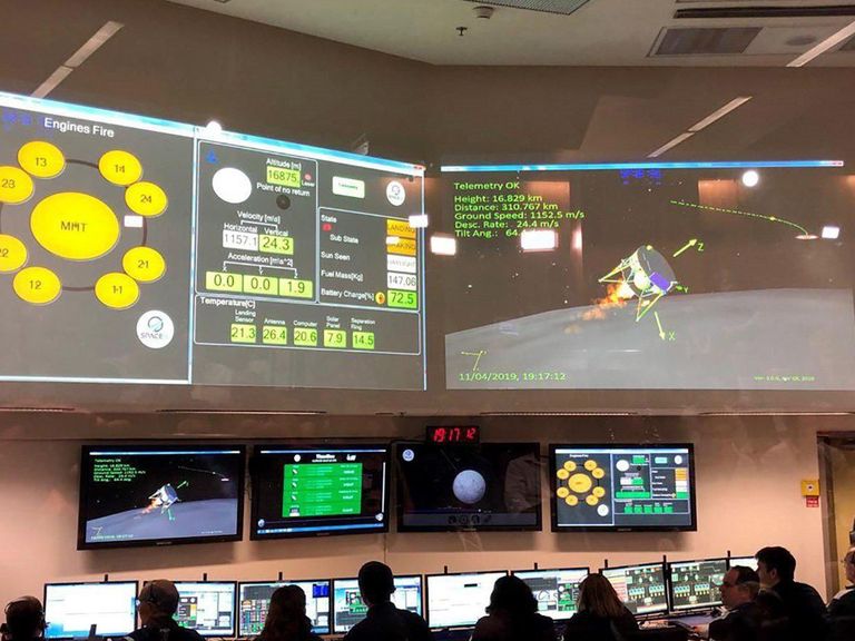 La sonda Beresheet se estrelló La sonda Beresheet se estrelló