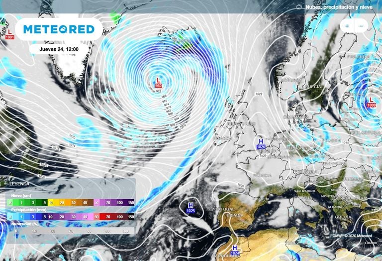 "Una ciclog&eacute;nesis explosiva agitar&aacute; el chorro polar este mi&eacute;rcoles 23": efectos en Espa&ntilde;a seg&uacute;n la experta Andrea Danta