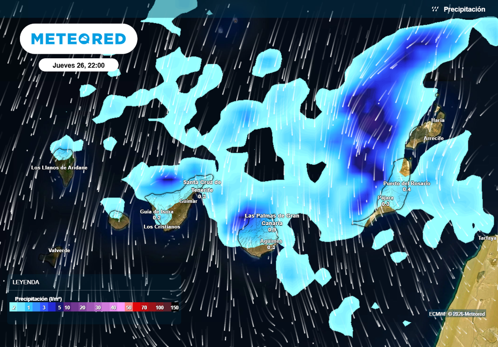 La situación más adversa se espera entre el mediodía de este jueves y la mañana del viernes.